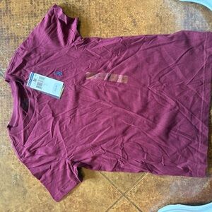 Ralph Lauren Men's Maroon Short Sleeve Tee